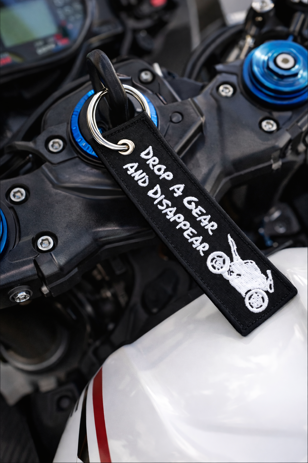 Drop a Gear and Disappear - Keychain