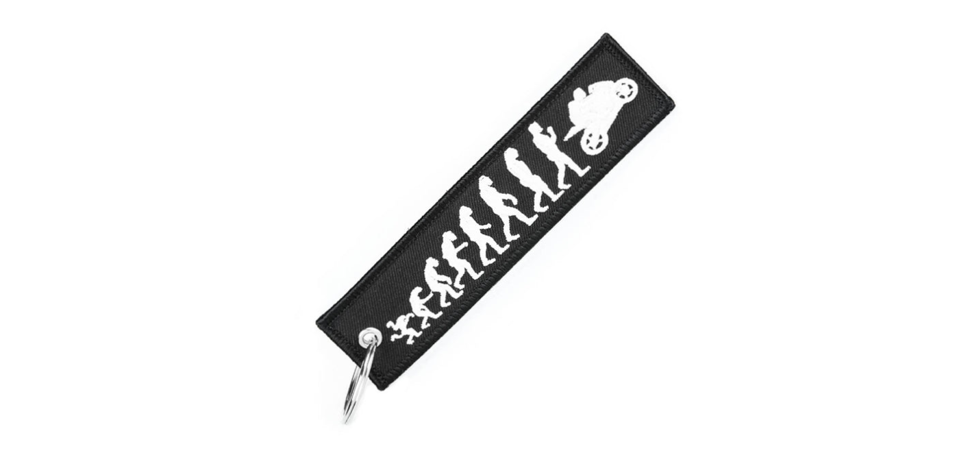 Motorcycle Evolution - Keychain